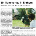 Künstlertag in Ehrhorn 2010